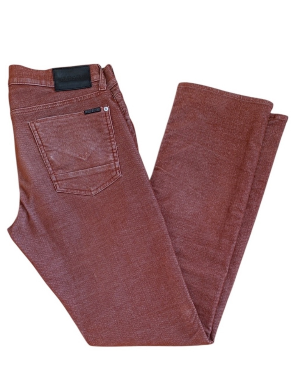 EUC Hudson Thin Wale Corduroy Jeans Rust Size 31 X 33